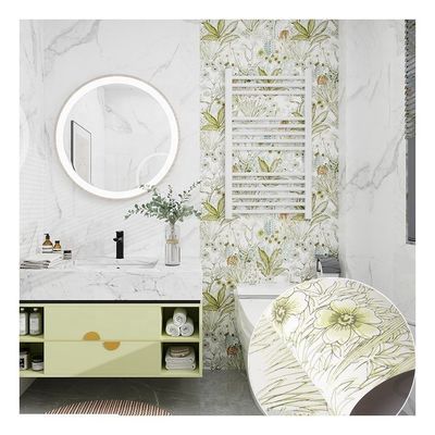 kopen Wasbaar Modern Bloemenbehang Zelfklevend PVC Waterdicht Appartement Wand Decoratie online manufacture