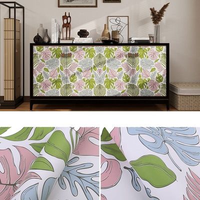 kopen Zelfklevend Vintage Bloemen Wallpaper Plank Liner voor Dresser lades Kasten Waterdicht en Modern 3D Bloemen Design online manufacture