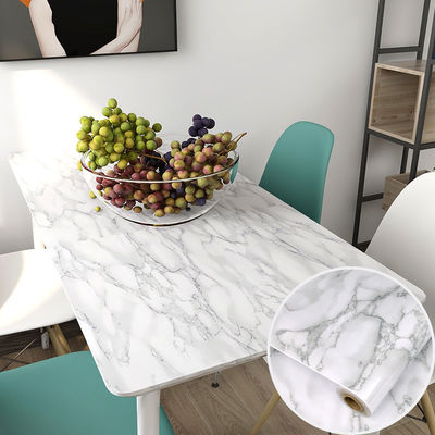 Buy Apartment Cream Marble Effect Wallpaper Bedroom 60cm*10m Moisture Proof online manufacture