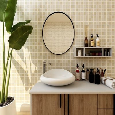 Beli Wallpaper Rolls Tiles Desain Wallpaper Self Adhesive Wallpaper Dekorasi Kamar Mandi 3D online manufacture