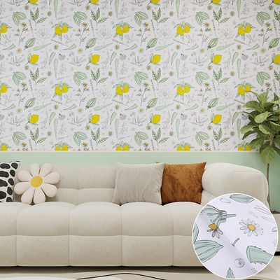 kopen Home Decoratie Bloemen Schil en Stick Behang Glanzend Bloemen Kleefpapier Contactpapier online manufacture