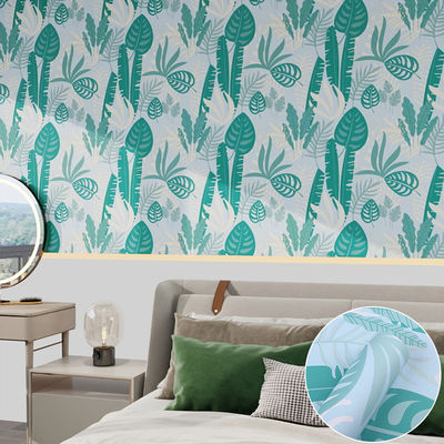Mua Green botanical peel And stick Wallpaper hình học dán hoa Wallpaper online manufacture