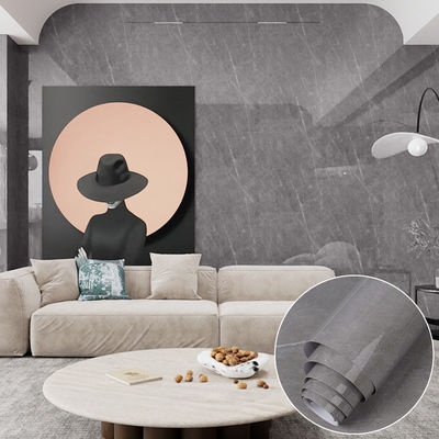 Buy OEM Marble Effect Kitchen Wallpaper Dark Grey Marble Tile Effect Wallpaper online manufacture