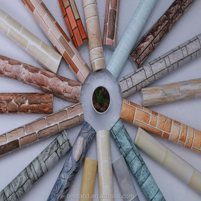 Beli Fireproof 3D PVC Vinyl Wallpaper Self Adhesive Washable Brick Wallpaper Efek 3D online manufacture