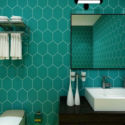 Buy Vinyl Wallpapers Stone Wallpaper Waterproof PVC Backsplash Tile Decal for Home Decor online manufacture