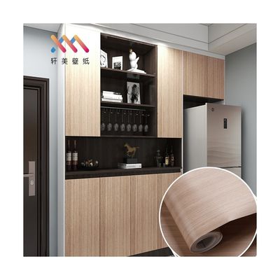Buy 2ft Width Furniture Films Wood Grain Vinyl Wall Covering Wallpaper Roll for Contemporary Home Decoration online manufacture