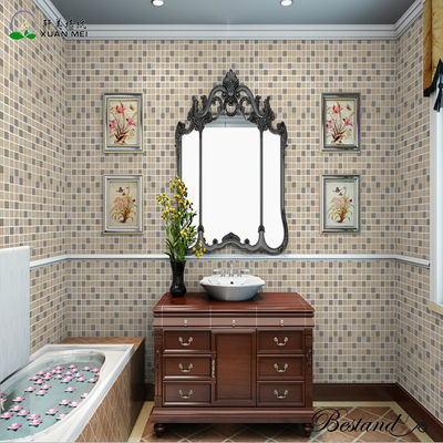 Beli Kertas Kembali Vinyl Wallpaper Waterproof Wallpaper Self-Adhesive Mosaik Tile/Ceramic Wallpaper online manufacture