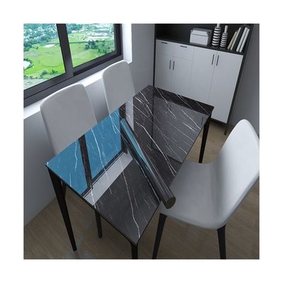 comprar Papel de pared autoadhesivo de PVC para la mesa de la cocina en mármol negro con diseño de mármol online manufacture