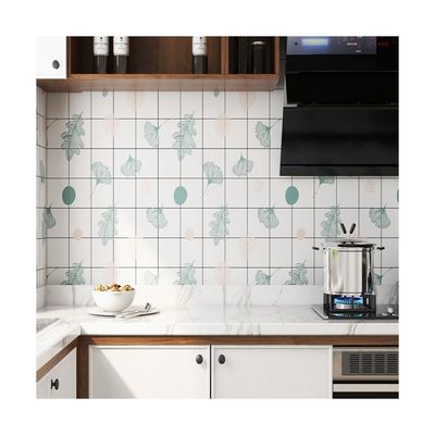 Buy Static Kitchen Sticker No Glue Removable Geometric Backsplash Wallpaper for Household online manufacture
