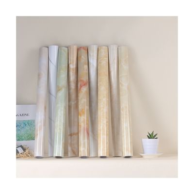 Buy Waterproof Marble Design Self adhesive Wall paper for Kitchen Cupboard Transformation online manufacture