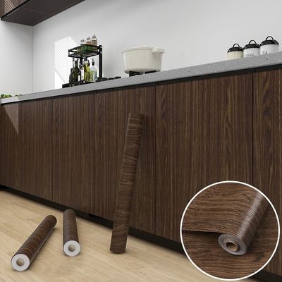 Buy Interior Decoration Self Adhesive Wallpaper with 3D Effect and Wood Grain Design in Stripes Plaid online manufacture