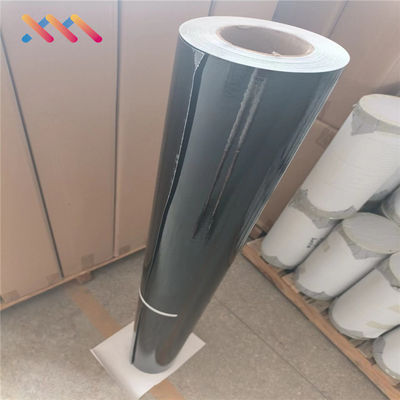 Buy Furniture Films Modern Black High Glossy Peel Stick Wallpapers Self-Adhesive Heat Resistant Oil Water Proof Plain Color Kitchen Decoration Film online manufacture