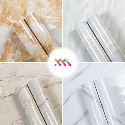 Beli Modern Style PVC Self Adhesive Marble Wallpaper Waterproof Oil Proof Sticker Film untuk Meja Meja Counter Top Fungsi anti cetakan online manufacture