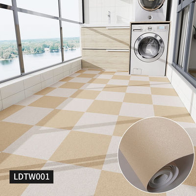 Buy PVC Vinyl Film Waterproof Oil Proof Moisture Proof Carpet Design Floor Sticker online manufacture