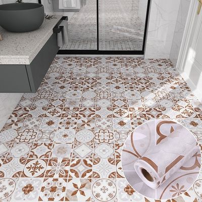 Buy Fireproof PVC Floor Tile Stickers Anti Static Floor Tile Stickers Waterproof online manufacture