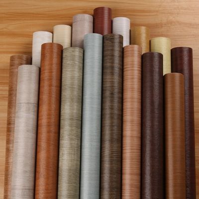 Buy 2m 3m 5m 10m Roll Wood Grain Wallpaper Moisture Proof Self Stick Wallpaper online manufacture