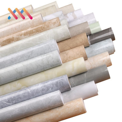 Buy Waterproof Vinyl Wallpapers 3D Marble Self Adhesive Wallpaper for Interior Decoration Kitchen Cabinet Film online manufacture