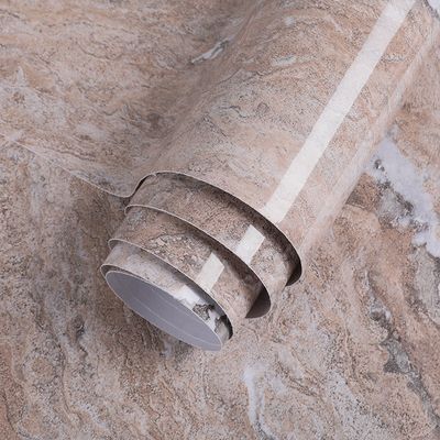 Buy 0.16mm-0.26mm Thickness Household Waterproof PVC Marble Self-Adhesive Wallpapers for Bathroom Kitchen Counter top online manufacture