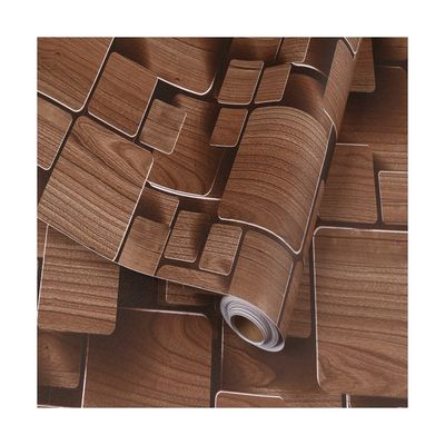 Buy Apartment Summer Beach Style Wood Wallpaper for Kitchen Backsplash Bathroom Bookshelf Shelf Drawer Liner 1.96ft *16.4ft online manufacture