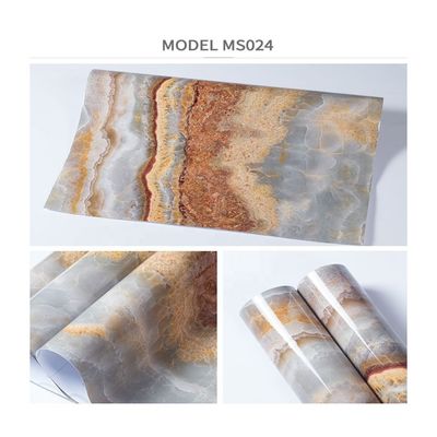 comprar Papel De Parede Mural de mármol para el salón 61cm ancho PVC papel de contacto de vinilo Impreso de papel de pared online manufacture