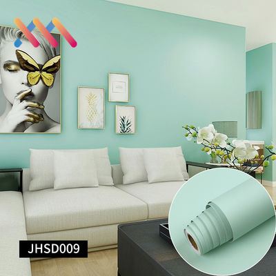 Beli Permukaan Ringan yang Tergambar Warna Biasa Wallpaper Self Adhesive Sempurna untuk Ruang Tidur Interior Dekorasi Rumah Mudah Dipertahankan online manufacture