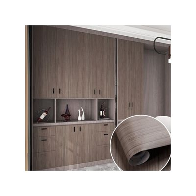 acheter Auto-adhésif Rénovation armoire de cuisine imperméable à l'eau papier peint en bois grain autocollant motif géométrique pour la décoration de l'armoire online manufacture