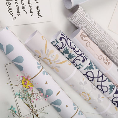 Beli Oilproof Self Adhesive Banyo Lantai Genteng 0,47mm Anti Slip PVC Flooring Sticker online manufacture