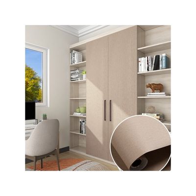 Buy 0.6m * 50m Removable Wood Stickers Self Adhesive Oak Wood Grain Film for Furniture online manufacture
