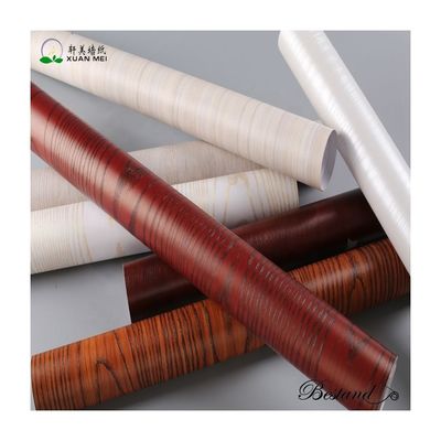 Buy Removable Wood Wall Paper Decor with Vintage Wood Decorative Film Peel and Stick Wallpaper online manufacture