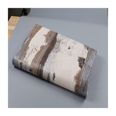 Buy Self-Adhesive Removable Wood Peel and Stick Wallpaper Decorative Wall Covering Vintage Wood Panel Interior Film for Walls online manufacture