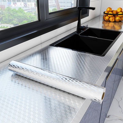 Mua Bức tường kim loại bạc gia dụng Vinyl 10m-100m Bức tường bếp Splashback online manufacture