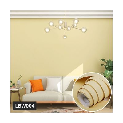 Buy Matt Surface Textured Wall Paper for Interiors Homes Plain Color Vinyl Self-Adhesive Wallpaper Peel Stick Entertainment online manufacture