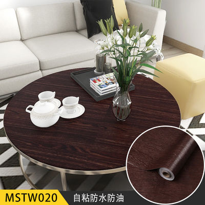 Beli Perumahan Modern Penting PVC Vinyl 3D Wallpaper Kayu Sticker Wallpaper Roll untuk Renovasi Furnitur online manufacture