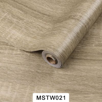 Beli Interior Rumah Self Adhesive 3D Wallpaper Grain Kayu dengan Desain Tekstur Embossed dalam Roll Size 0.60 M * 10 M online manufacture