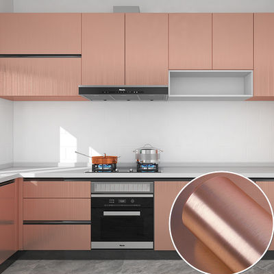 Buy PVC Reflective Metallic Peel And Stick Wallpaper Self Adhesive Bronze Wallpaper online manufacture