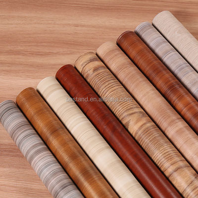 Beli Waterproof dan Eco-Friendly Grain Kayu Wallpaper Self Adhesive untuk Desain Perabotan Modern online manufacture
