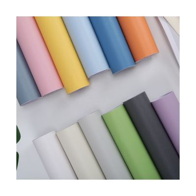 Mua Bảng giấy tiếp xúc vải cỏ vỏ và dán màu đơn giản cho tủ / bàn làm việc Bảng giấy tường tự dán kết cấu chống nước online manufacture