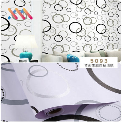Buy Customized PVC Self Adhesive Waterproof Oil Proof Wallpaper Rolls for Popular Interior Decoration online manufacture