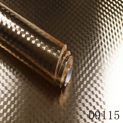 Buy High Glossy Kitchen Backsplash Waterproof Wallpaper Stickers Aluminum Foil Wall Paper online manufacture