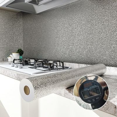 Buy 0.40mm Thickness Moisture-Proof Self Adhesive PVC Wallpaper Kitchen Wall Decoration online manufacture