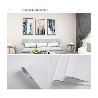 comprar Hotel Plain Branco Papel de Parede Removível Self-Adesivo 3D Panel Decorativo Filme Perfeito para decoração de hotel online manufacture