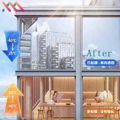 Buy Customized Length Self-Adhesive PET Tint Film for Car Window Privacy Protection and Anti-UV online manufacture