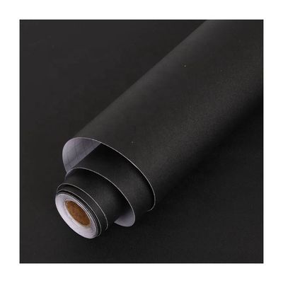 Beli Mengupas dan menempel langsung Matt Hitam Wallpaper Self-Adhesive untuk Dekorasi Rumah online manufacture