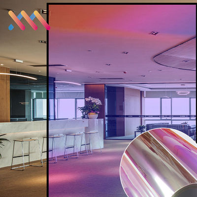 Buy Visible and Colorful Function Self Adhesive Glass Film for Shining Transparent Rainbow Effect Stickers in Office Supermarket online manufacture