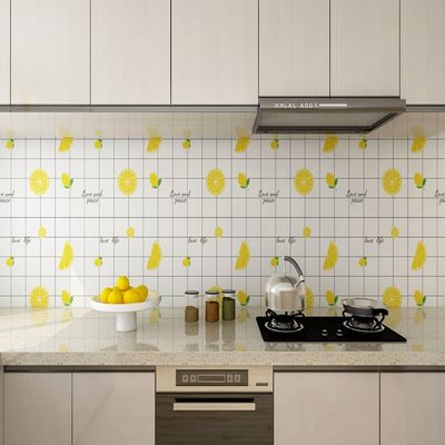 Buy Waterproof Oil-proof Self Adhesive White Marble Vinyl Film Wall Stickers for Cupboard Home Kitchen Wallpaper 0.61m width online manufacture
