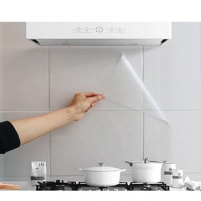 Beli Vinyl Wallpaper untuk dapur Film transparan Backsplash Self Adhesive online manufacture