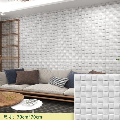 Buy Soundproof PE Foam Brick Wallpaper 70x70 Wall Sticker 3D PE Foam online manufacture
