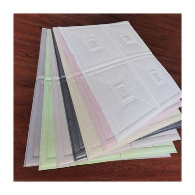 Mua Phong cách thiết kế hiện đại Hàn Quốc XPE Foam Brick Wood Wallpaper 3D Stone Design Foam Sticker Bàn tường cho DIY Home Deco online manufacture