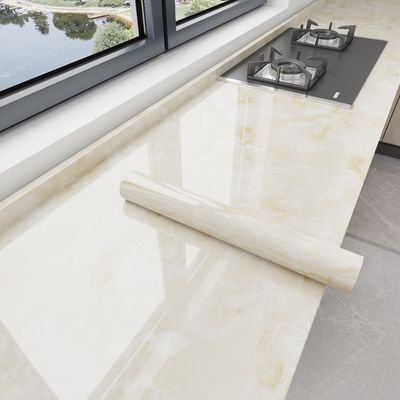 60cm*10m Roll Marble Stick And Peel Wallpaper For Kitchen Bedroom