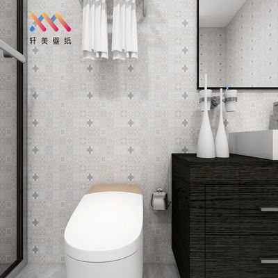 Bathroom Wall Mosaic Tiles PVC Fireproof Self-Adhesive wallpaper
